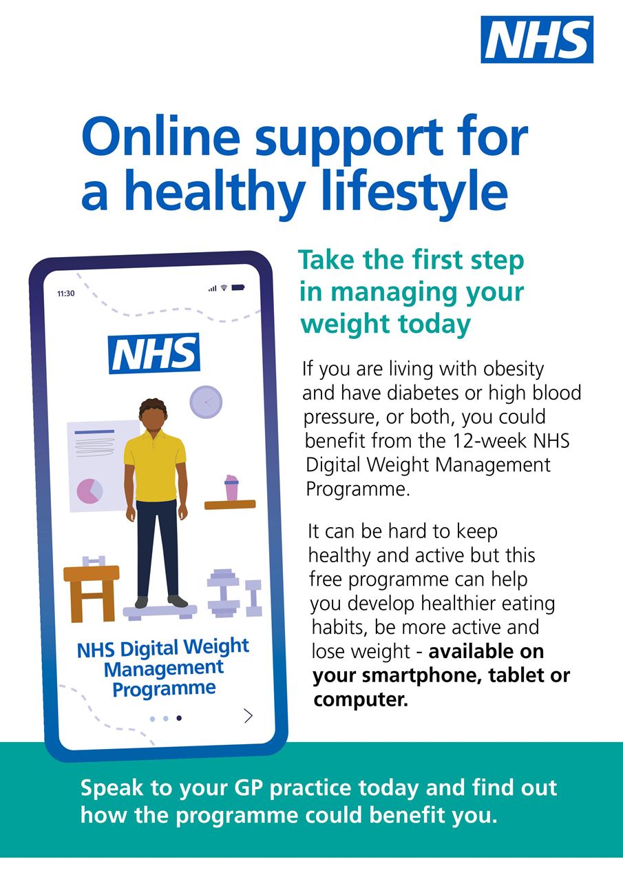 Healthy lifestyle poster